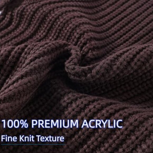 Knit Hooded Scarf Hat Balaclava Beanie Neck Gaiter Winter Warm main image 4